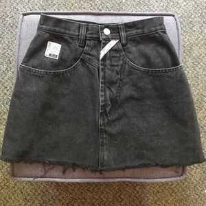 Size 0-2 Black Denim Skirt